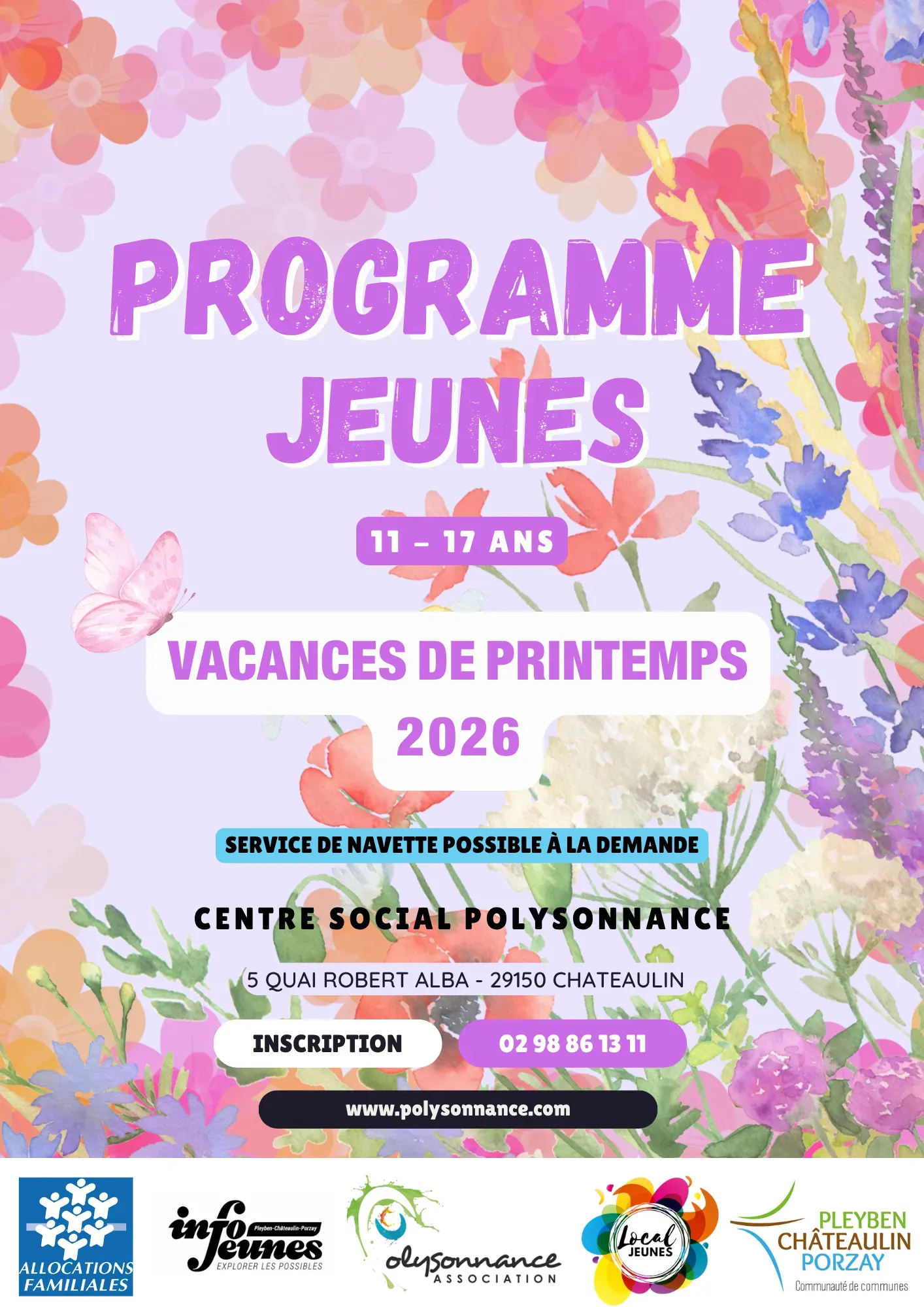 Programme jeunes Polysonnance - Pâques 2026