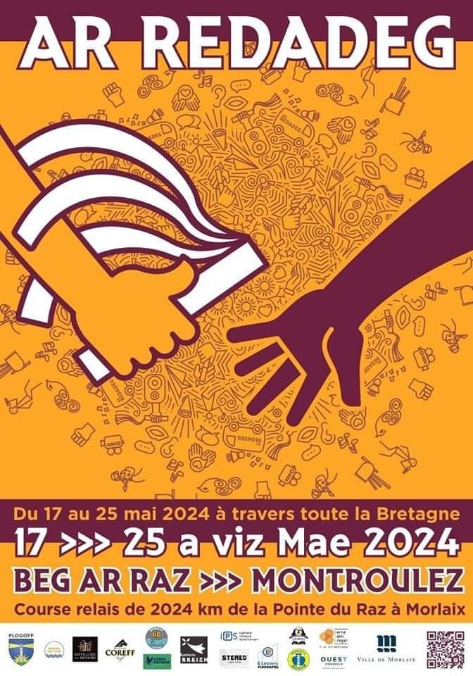 Affiche de la course Ar Redadeg édition 2024